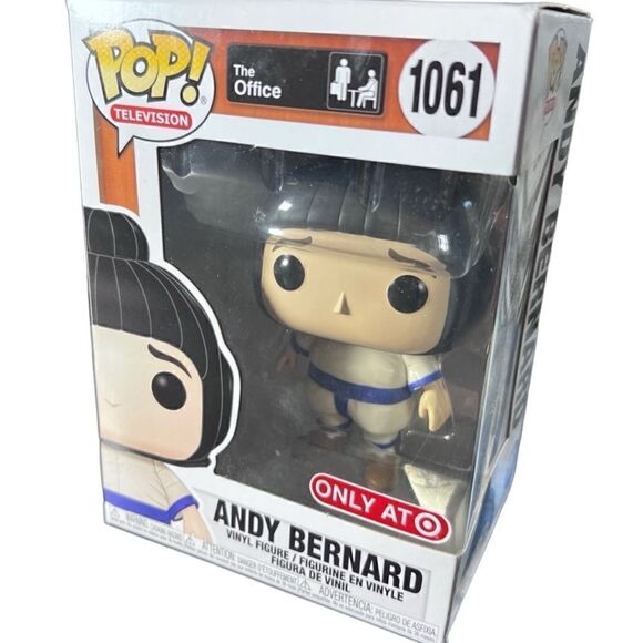 Funko POP Television The Office Andy Bernard Sumo Suit #1061 Target Exclusive. - Picture 4 of 9